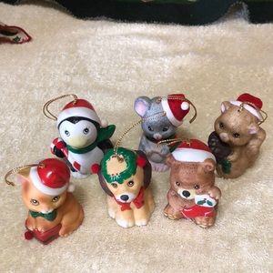 6 Vintage Sri Lanka Christmas Bells 3x2” in original boxes and box